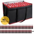 thumbnail image 3 of Bolsa isotérmica para catering musbus para entrega de alimentos 60L negro/rojo, 3 of 6