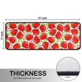 thumbnail image 5 of Kitchen Rugs Sets Of 2,Red Strawberry Plants Fruit Dot Anti Fatigue Kitchen Mat Rugs Non Slip Washable,Decorative Kitchen Floor Mats for Kitchen,Sink,Laundry,17"x47"+17"x47", 5 of 5