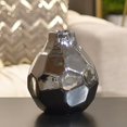 thumbnail image 2 of Collection Tendances Urbaines Vase Rond en Céramique avec Col Court 21288&44; Argent - Grand, 2 of 2