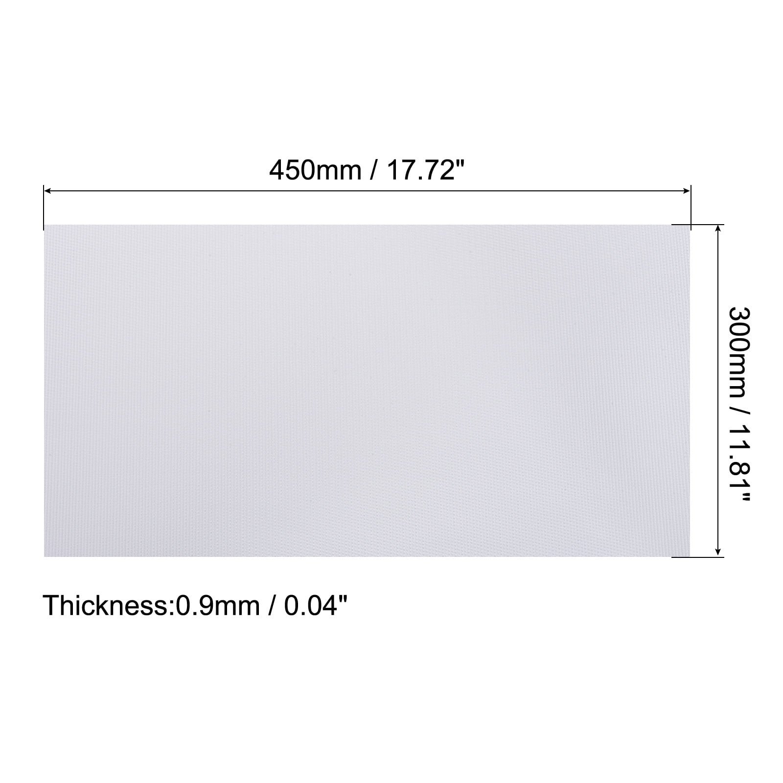 Uxcell 450x300mm Woven Table Place Mats White 6 Pack