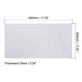 thumbnail image 2 of Uxcell 450x300mm Woven Table Place Mats White 6 Pack, 2 of 5