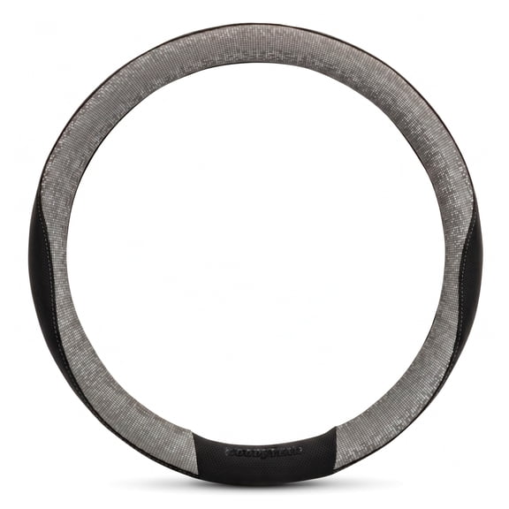 Goodyear Luxury 15 in, Non-Slip, Faux Leather Steering Wheel Cover