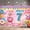 67-01, variant on 7x5FT I was 6 Now I'm 7 Seven Birthday Backdrop Banner, White and Black Checkered Mermaid Bow Six Seven 6 7 Italian Brainrot Funny 7th Birthday Party Kids Meme Decorations Banner Wall Decor
