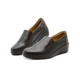 thumbnail image 2 of Zapato Descanso Para Dama Tacon Bajo Piel Cafe Ultra Suaves cafe 25.5, 2 of 6