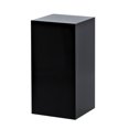 thumbnail image 1 of Unique Bargains 2'x2'x4' Jewelry Display Riser Polished Acrylic Cube Display Stand Block Collection Showcase, Black, 1 of 5