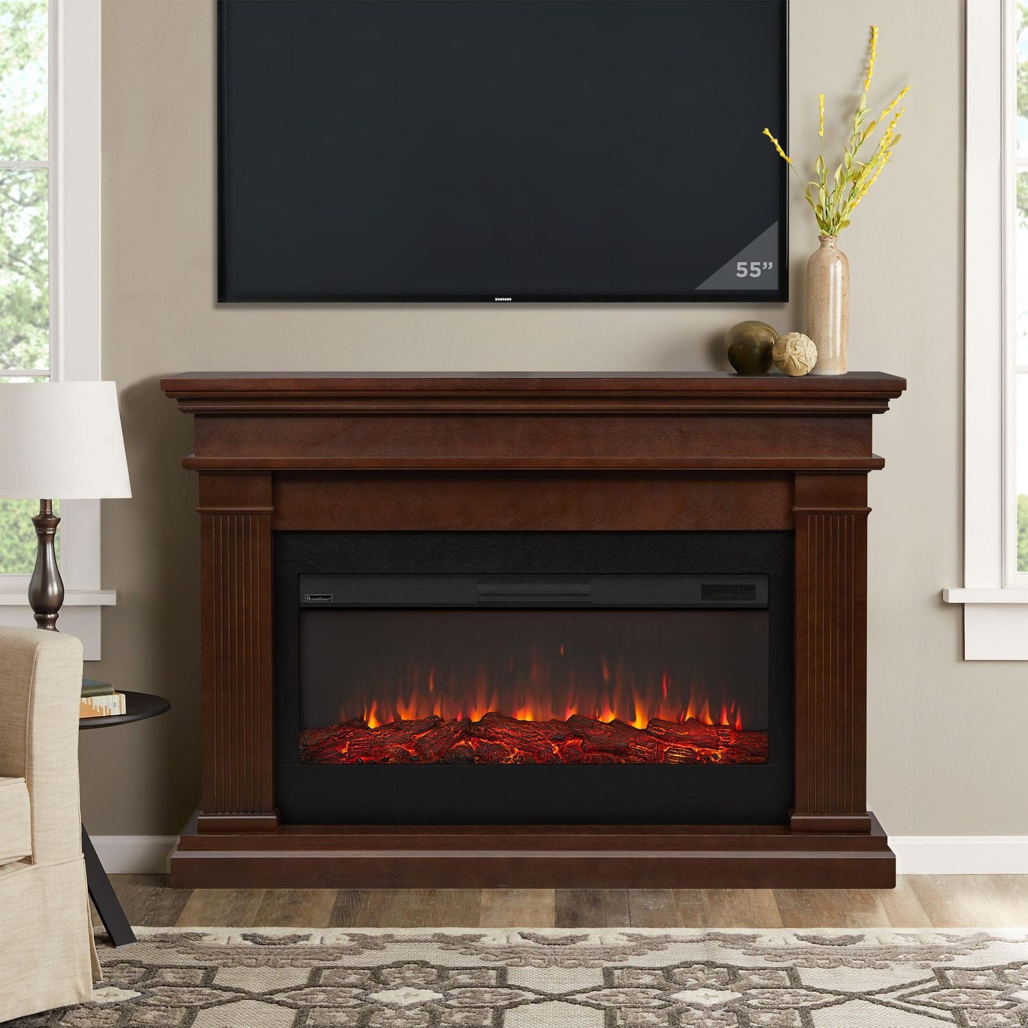 Beau 59" Landscape Electric Fireplace