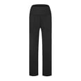 thumbnail image 5 of Summer Pants for Women High Waist Yoga Pants For Women Solid Color Capri Leggings Stretchy Fitness Sports Cropped Tights Casual Petite Casual Work plus Size Sweatpants plus Size Black M, 5 of 8