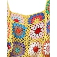 thumbnail image 3 of Txlixc Blusa de verano sin mangas para mujeres chaleco de punto hueco bordado a mano de ganchillo de colores Txlixc  moda, 3 of 5