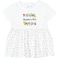 thumbnail image 3 of Inktastic Grammys Girl Bright Flowers Girls Baby Dress, 3 of 5