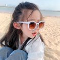 thumbnail image 3 of Niños Sombra Gafas De Sol Redondas Niñas Al Aire Libre Sombrilla Moda Lindo Dibujo Animado Protección UV Colorido, 3 of 4