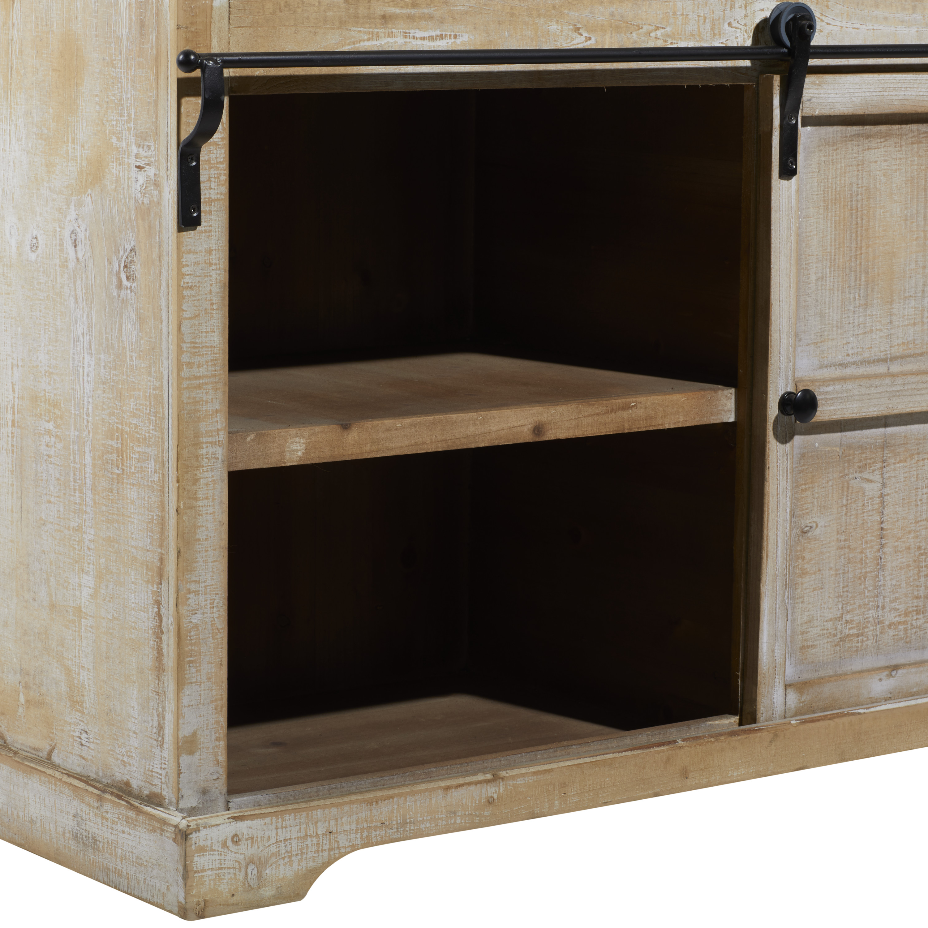 DecMode 41" x 32" Brown Wood 5 Drawers 1 Shelf and 1 Door Cabinet, 1-Piece