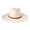 Beige, variant on Flat Brim Fedora Hat for Women Men: Vintage Wide Brim Suede Felt Cap for All Seasons