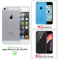 thumbnail image 2 of Cadorabo Étui pour Apple iPhone 5 / iPhone 5S / iPhone SE Protection Écran Antichoc Étui Rigide, 2 of 5