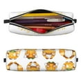 thumbnail image 2 of Sikiie Pumpkin Pie Gnome Leather Pencil Case, Makeup Pouch, Zipper Pouch for Daily Essentials, Storage Organizer, Cosmetics and Stationary Bag, 2 of 7