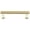 Polished Brass, variant on Alno A310-35-PB Manhattan 3-1/2" Center To Center Solid Brass Flat Bar Cabinet Pull -