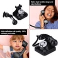 thumbnail image 4 of Retro Phone Landline Telephone,WX-3011 Vintage Black Multi Function Plastic Home Telephone Retro Wire Landline Phone, 4 of 9