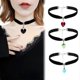 thumbnail image 3 of Love Pendant Necklaces Silicone Material Heart Necklace For Women Jewelry Gift--Black-Product code 55909 Blue, 3 of 5