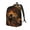 Medium, variant on Western Rainy Desert Cowboy Pattern Durable Canvas Backpack for Men & Women – Stylish & Lightweight – Adjustable Straps, Multiple Pockets – Fits 15-17 Inch LaptopsMedium
