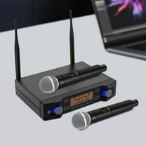 Professional Dual Wireless Microphone System for SHURE SM58 Cordless Mic Set UHF