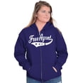thumbnail image 3 of Free Agent Sports Team Fanatic Club Zip Up Hoodie Men's Women's Brisco Brands 2X, 3 of 5