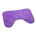 thumbnail image 2 of Yuehao Carpet, Bathroom Rugs, 40*60cm U Shaped Bath Mats Anti Slip Home Bathroom Purple, 2 of 3