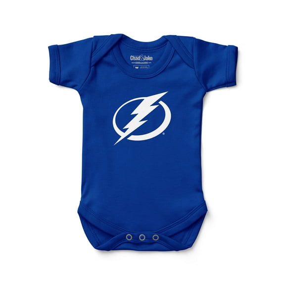 Newborn & Infant Chad & Jake Blue Tampa Bay Lightning Primary Logo Bodysuit