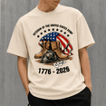 thumbnail image 2 of Veteran Of The United States Army 1776-2026 Shirt, USA 250th Anniversary Patriotic Veteran T Shirt, Military Boots American Flag Graphic Tee, 2 of 6