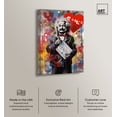 thumbnail image 2 of Genius Love Canvas Graffiti Pop Art by Art Remedy, Gallery Wrapped, 30" x 45", 2 of 7