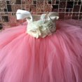 thumbnail image 3 of Vestido de tul con tutú para niña de las flores, largo hasta los tobillos, para niña, de princesa, para fiesta de boda, desfile de niños, 3 of 5