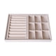 thumbnail image 2 of Organizador de joyas Yinane Bandeja de terciopelo beige Estilo 07, 2 of 8
