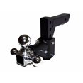thumbnail image 2 of JDM Auto Lights H D Tri-Ball Swivel Adjustable Trailer Tow Hitch Mount Safety Pin 2" Receiver, 2 of 3