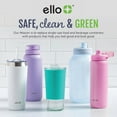 thumbnail image 7 of Ello Kids Water Bottle with Straw - Gray, 7 of 7