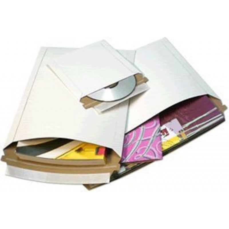 Yens® 100 pcs 6 X 8 Cardboard Mailers Self Seal Adhesive Flap Photo /& Document