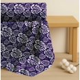 thumbnail image 4 of Soimoi Purple Cotton Poplin Fabric Monstera Leaves Printed Craft Fabric by the Yard 42 Inch Wide, 4 of 7