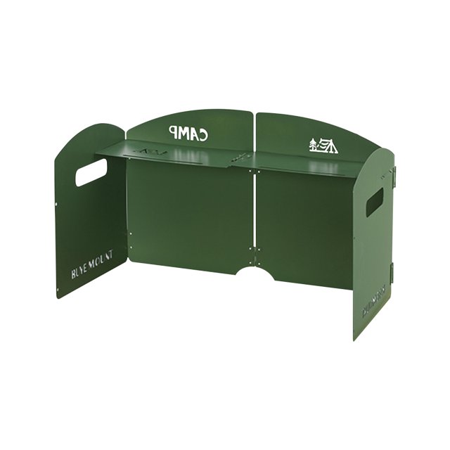 Parabrisas Plegable Estufa Gas Al Aire Libre Con Capa Almacenamiento Deflector Viento Ultra Portátil para Acampar Picnic