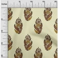 thumbnail image 1 of oneOone Tissu Polyester Lycra Imprimé Feuilles & Floral pour Couture BTY 56 Pouces de Large, 1 of 5