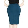 thumbnail image 3 of Stretch Is Comfort Women's Soft Stretch Midi Skirt | Adult  Small - 5x, 3 of 9