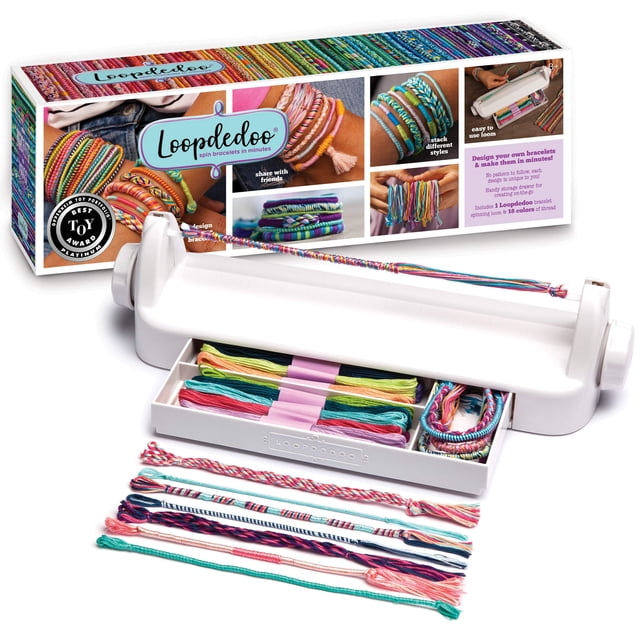 Kit para hacer pulseras Loopdedoo DIY Kids, ganador del premio Loopdedoo desde hace más de 8 años