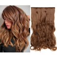 thumbnail image 3 of SEGO Clip in Hair Extensions as Human Real Curly Long Wavy Hairpieces for Woman Black Blonde Pink Purple, 3 of 7