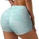 thumbnail image 1 of Fotbe Blue Bright Shorts Sin Costuras – Shorts Deportivos de Cintura Alta para Mujer, Elásticos para Gimnasio, Yoga, Running o Ciclismo-Medium, 1 of 8
