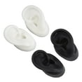 thumbnail image 1 of 2 Pair Silicone Ear Model, Left and Right Soft Flexible Model prosthetic Ear Piercing Practice, Silicone Body Parts for Earring Jewelry Display, Acupuncture Teaching Tool, 1 of 7