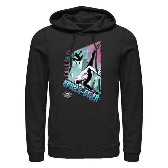 Men's Marvel: Spider-Man: Into the Spider-Verse Modern Spider-Gwen Pull Over Hoodie