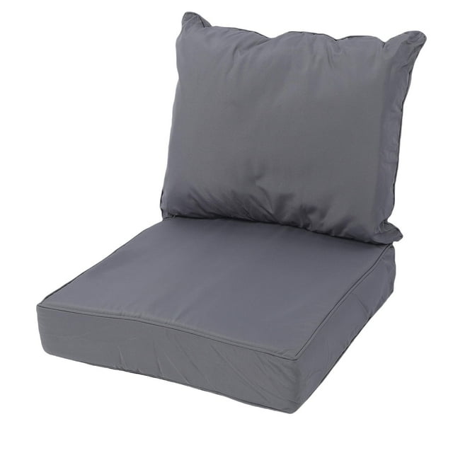 Outdoor Deep Set, Deep Bottom and Back Cushion for Patio Furniture, Outdoor Chair Cushions with Removable Cover for Patio Furniture, Rattan Sofas, Wooden Chairs