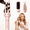 Pink, variant on Automatic Curling Iron & Straightener Combo, 3-in-1 Hair Styling Tool with Large Wave Barrels, Beep Timer, and Anti-Scald Design for Salon-Like Results