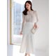 thumbnail image 5 of H Han Queen primavera elegante ajustado encaje Patchwork sirena vestidos mujeres coreano Retro Vestido moda Oficina fiesta Vestido Casual, 5 of 5