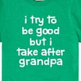 thumbnail image 3 of Instant Message - I Try To Be Good Grandpa - Toddler and Youth Short Sleeve Graphic T-Shirt, 3 of 6