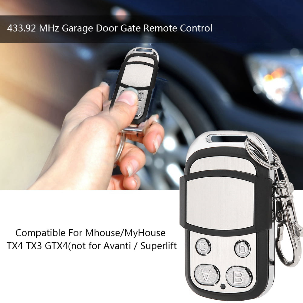 Garage Door Gate Remote Control Key Compatible For Mhouse//MyHouse TX4 TX3 GTX4