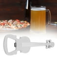 thumbnail image 3 of Llavero abierto de cerveza con abridor de botellas de vino de metal para guitarra musical, 3 of 8