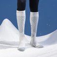 thumbnail image 1 of Calcetines de esquí Calcetines hasta la rodilla Calcetines térmicos transpirables de lana Calcetines para botas para hombres y mujeres, 1 of 6