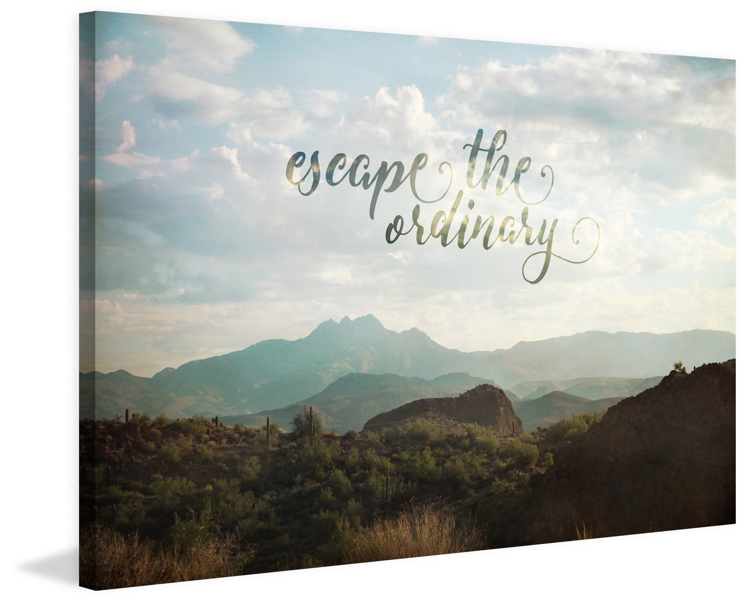 "Escape the Ordinary" Painting Print on Wrapped Canvas